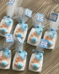 10 adet Hediyelik  Etiketli Mıknatıslı Kokulu Taş Bebek magnet