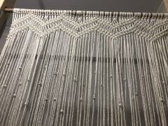 Rustik Ağaç Hediye Makrome Kapı Süsü Kapı Sinekliği Dekoratif Süs 100 x 200 cm