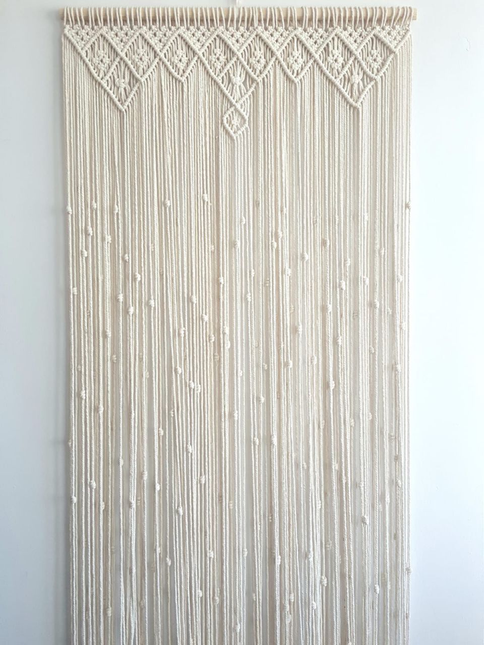 Rustşk Ağaç Hediye Makrome Kapı Süsü Kapı Sinekliği Dekoratif Süs 100 x 200 cm