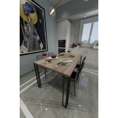 Akasya 4 Kişilik Yemek Masası Takımı Cordoba
