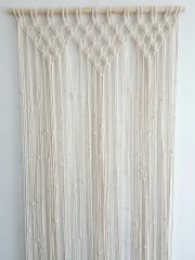 Rustşk Ağaç Hediye Makrome Kapı Süsü Kapı Sinekliği Dekoratif Süs 100 x 200 cm