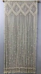 Rustşk Ağaç Hediye Makrome Kapı Süsü Kapı Sinekliği Dekoratif Süs 100 x 200 cm
