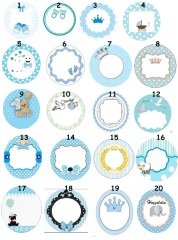 36 Adet Delikli kraft  Etiket  Söz Nişan Kına Nikah Düğün Şişe Ve Magnet Etiketleri Sticker 3 x 3 cm Beyaz