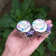 20 Adet 28 cc  Cam Şişede Mantar Kapaklı Deniz Kabuklu Jel Mum Beyaz