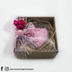 Özel Günlere Kutulu Hediyelik Kokulu Sabun Beyaz