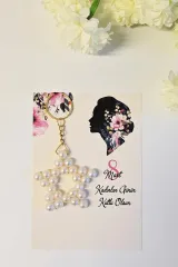 10 Adet Hediyeliklerbizden Jelatin Poşette İncili Yıldız Anahtarlık Nikah Şekeri  Söz Nişan Hediyeliği  Kına Nikah Doğum Günü Hediyelik