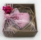 Özel Günlere Hediyelik 60 gr lik Oval Büyük  Kalıp Sabun Beyaz