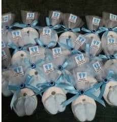 100 Adet Mıknatıslı Kokulu Taş Ayak İzi