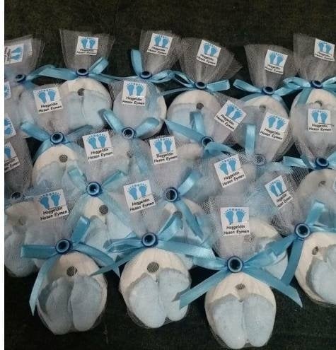 Mıknatıslı Bebek Ayak izi Kokulu Taş Ayak İzi