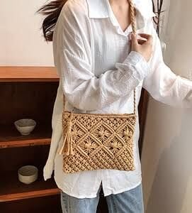 Yeni trent makrome yaz çantalarımız