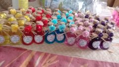 10 Adet Hediyelik 50 cc Cam Şişede Hediyelik Söz Nişan Nikah Şekeri Esanslı Oda kokusu Şişesi  Hediyelikleri