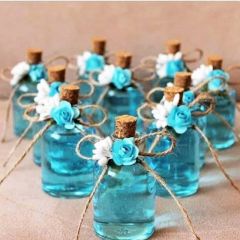 10 Adet Hediyelik 50 cc Cam Şişede Hediyelik Söz Nişan Nikah Şekeri Esanslı Oda kokusu Şişesi  Hediyelikleri