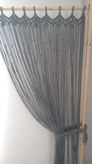 Makrome kapı cam perdesi en 100 boy 200 cm