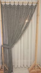 Makrome kapı cam perdesi en 100 boy 200 cm