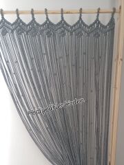 Makrome kapı cam perdesi en 100 boy 200 cm