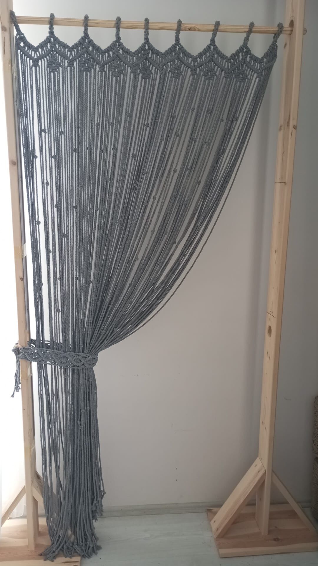 Makrome kapı cam perdesi en 100 boy 200 cm