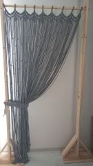 Makrome kapı cam perdesi en 100 boy 200 cm