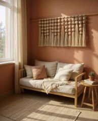 Tapiz tarzıyla duvar süslerimiz en 90 cm boy 65 cm.